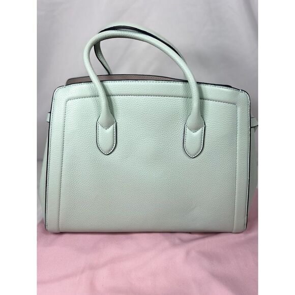 New Kate Spade Knott Pebble Leather Large Satchel Chrystal Blue / Dust bag - Picture 6 of 16